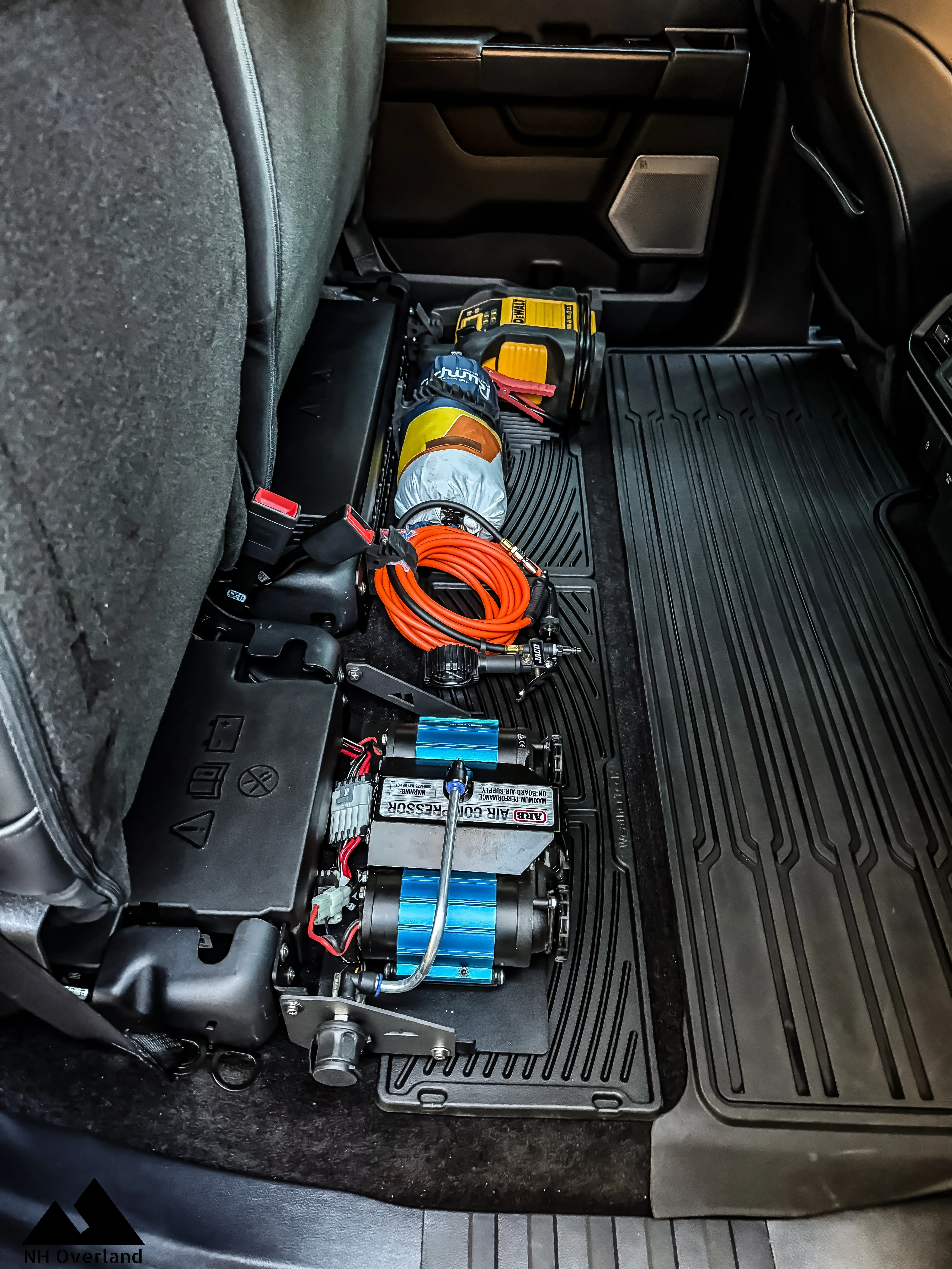15+ F150 Rear Under Seat Compressor Mount - Image 4