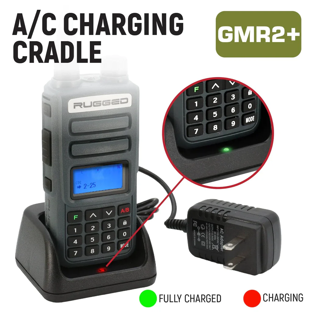 2 PACK - Rugged GMR2 PLUS GMRS and FRS Two Way Handheld Radios - Image 5