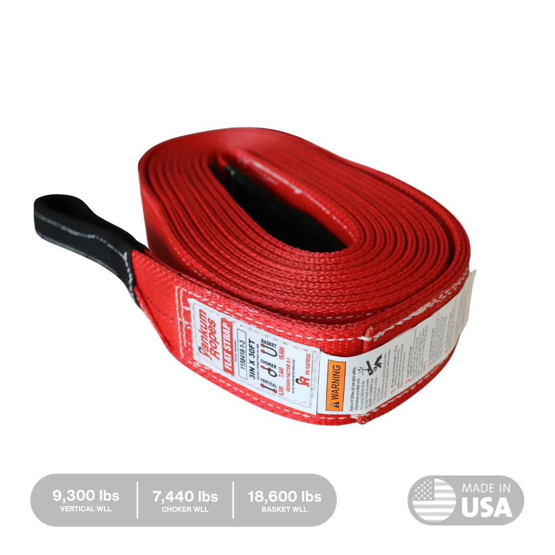 3" Heavy Duty Tow Strap - Image 3