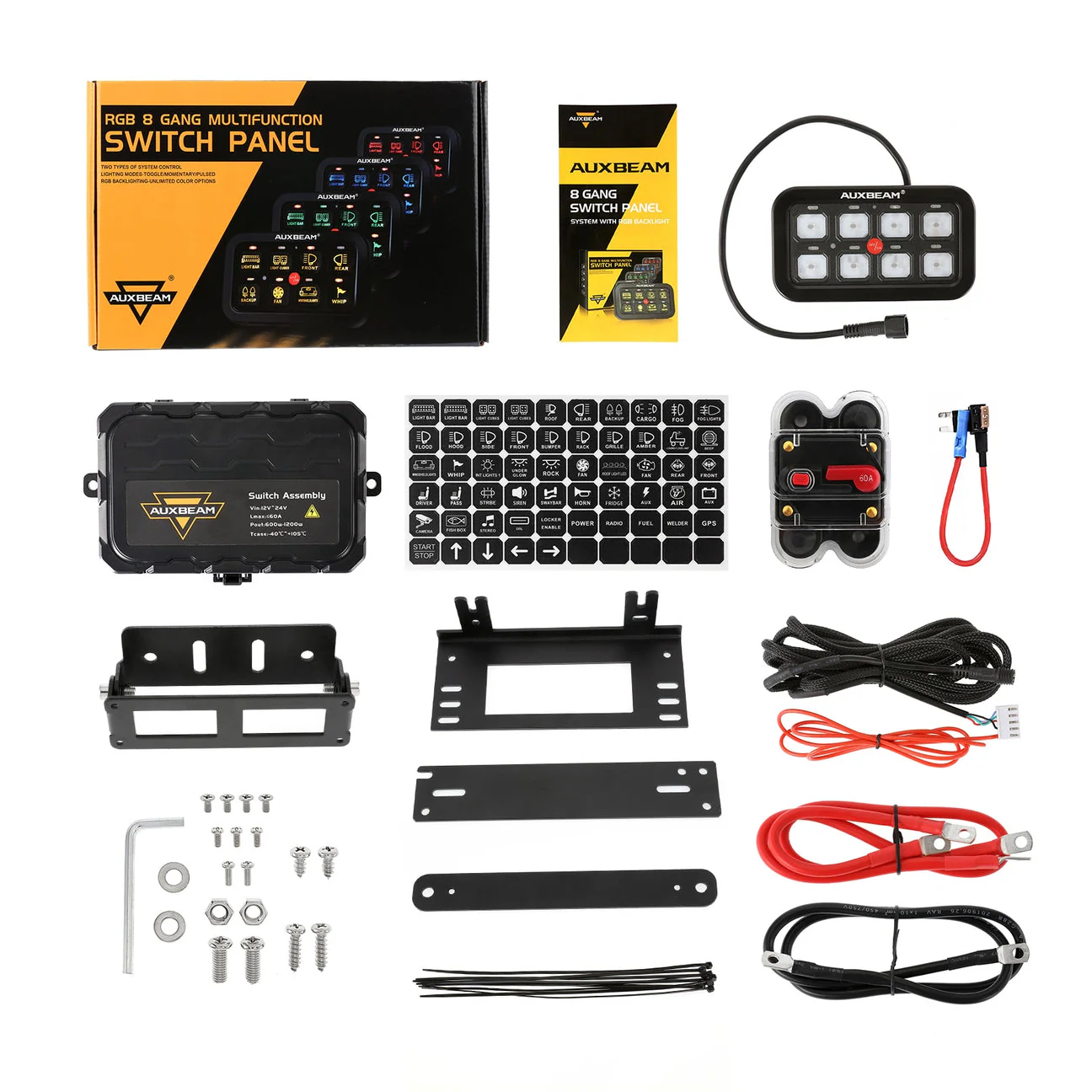 AR-800 RGB SWITCH PANEL WITH APP, TOGGLE/ MOMENTARY/ PULSED MODE SUPPORTED - Image 3