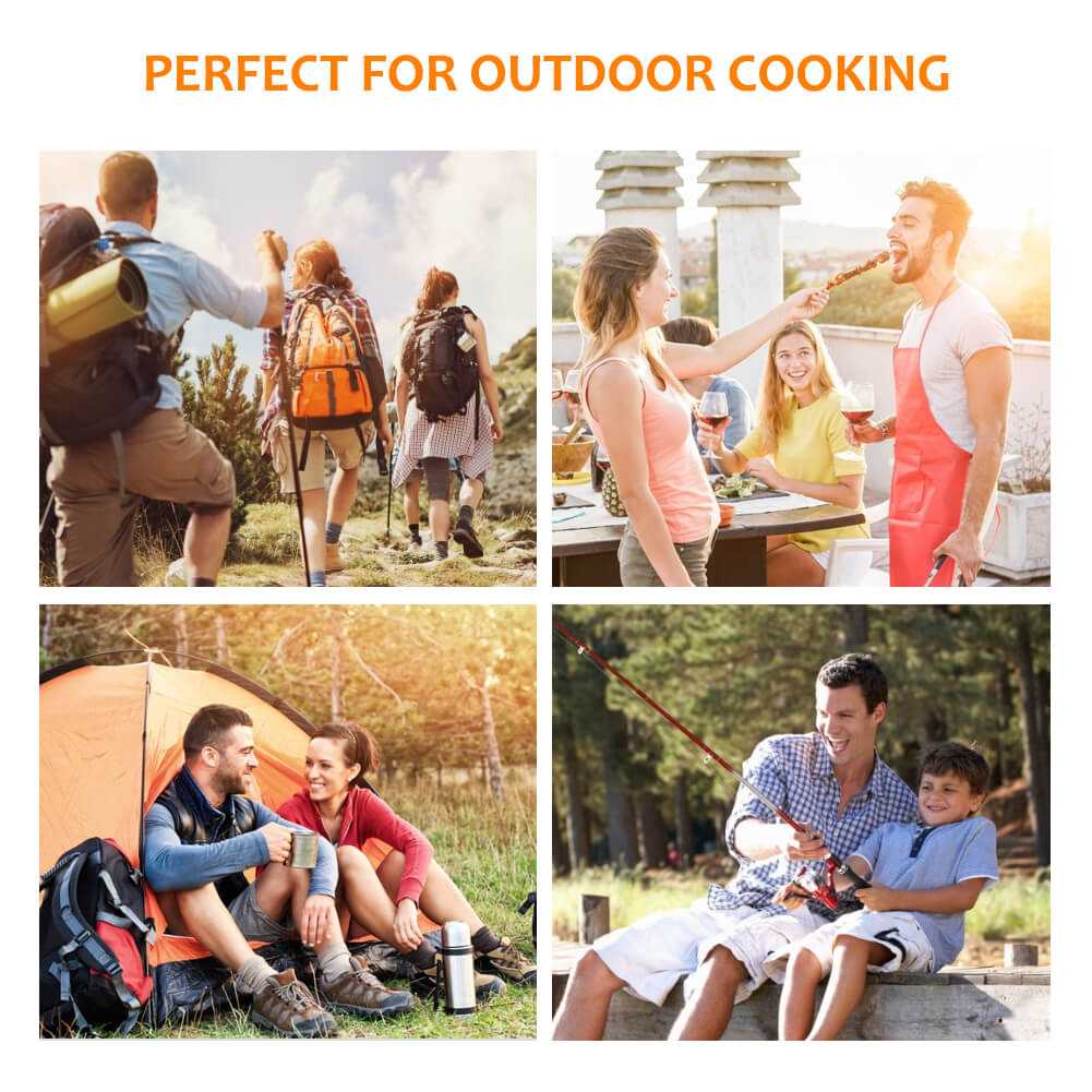 Camplux Portable Gas Grill 189 Square Inches, Camping Grills for Outdoor Cooking - Image 8