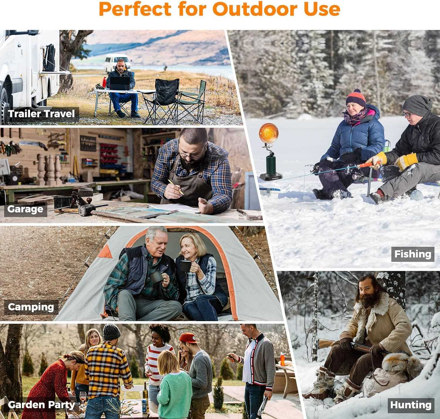 Camplux Portable Propane Heater 15,000 BTU, Outdoor Infrared Heater - Image 5
