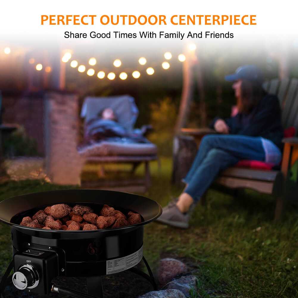 Camplux Propane Fire Pit Camping Fire Bowl for Cozy Outdoor Gatherings - Image 10