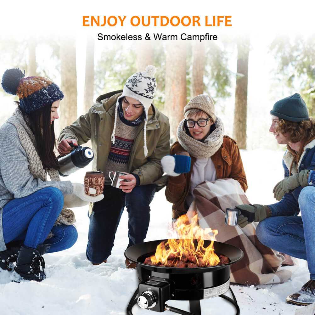 Camplux Propane Fire Pit Camping Fire Bowl for Cozy Outdoor Gatherings - Image 11