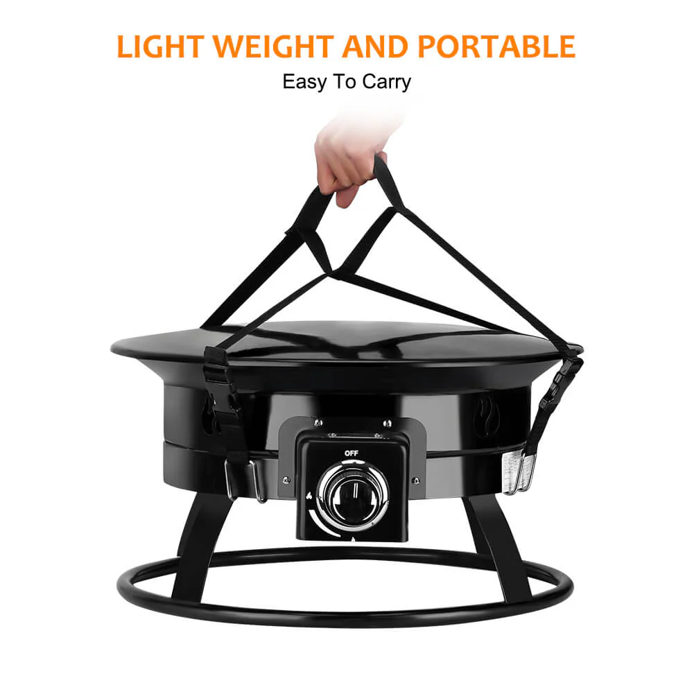 Camplux Propane Fire Pit Camping Fire Bowl for Cozy Outdoor Gatherings - Image 13