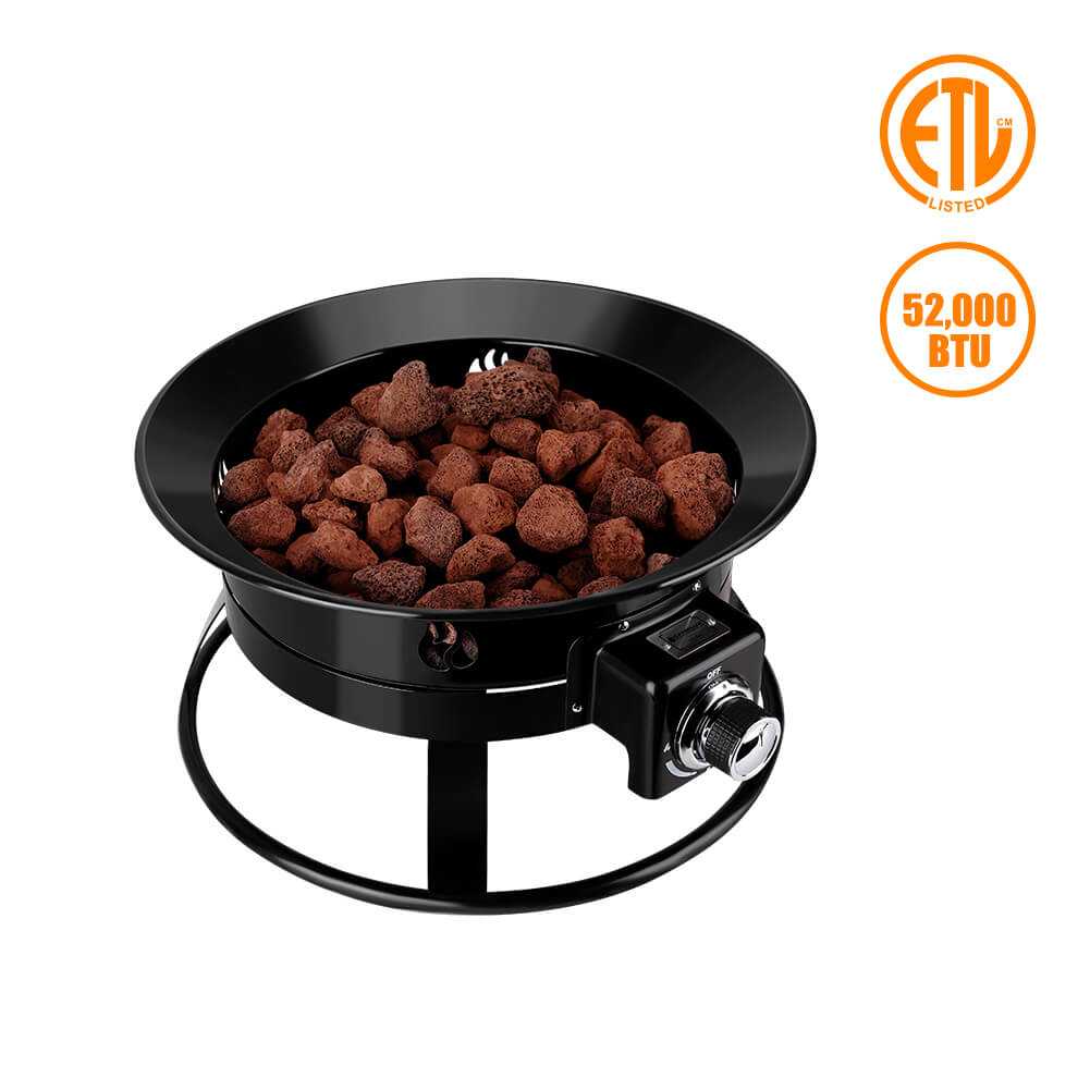 Camplux Propane Fire Pit Camping Fire Bowl for Cozy Outdoor Gatherings - Image 4