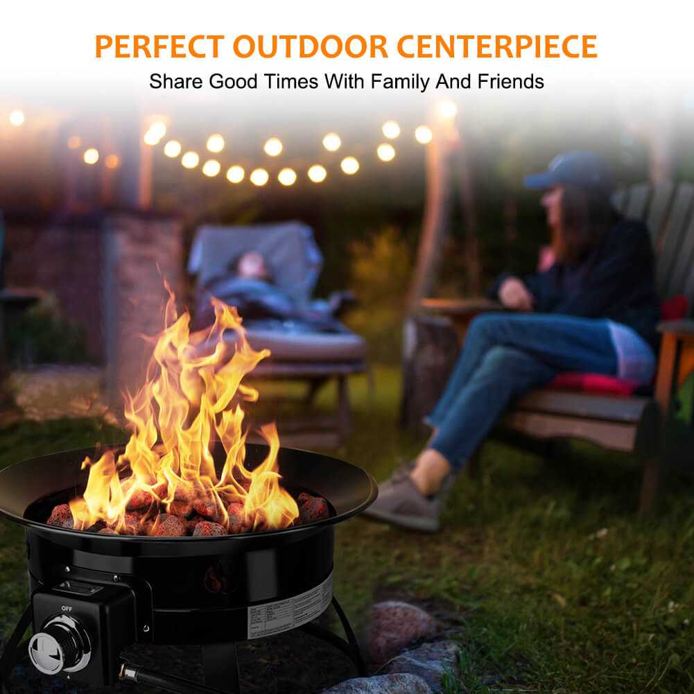 Camplux Propane Fire Pit Camping Fire Bowl for Cozy Outdoor Gatherings - Image 7