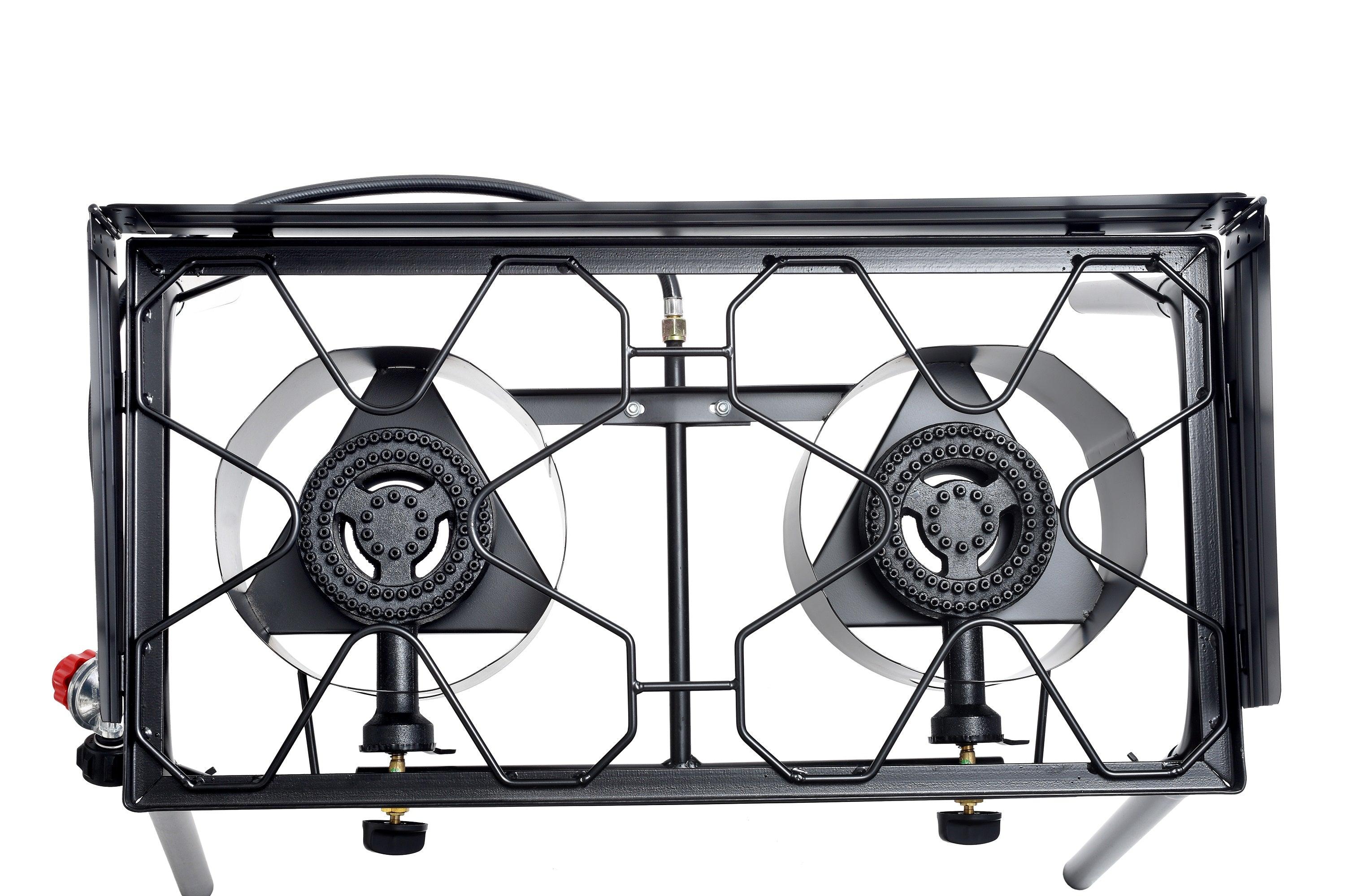 Flame King Outdoor Propane Double Dual Burner Cooker Stove - Image 7