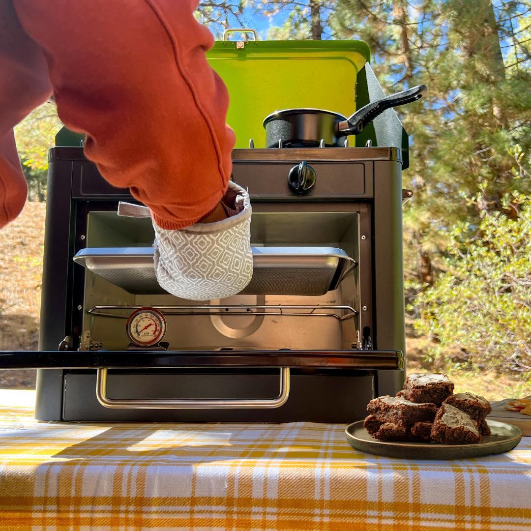 Flame King Portable Camping Oven Stove Combo - Image 7