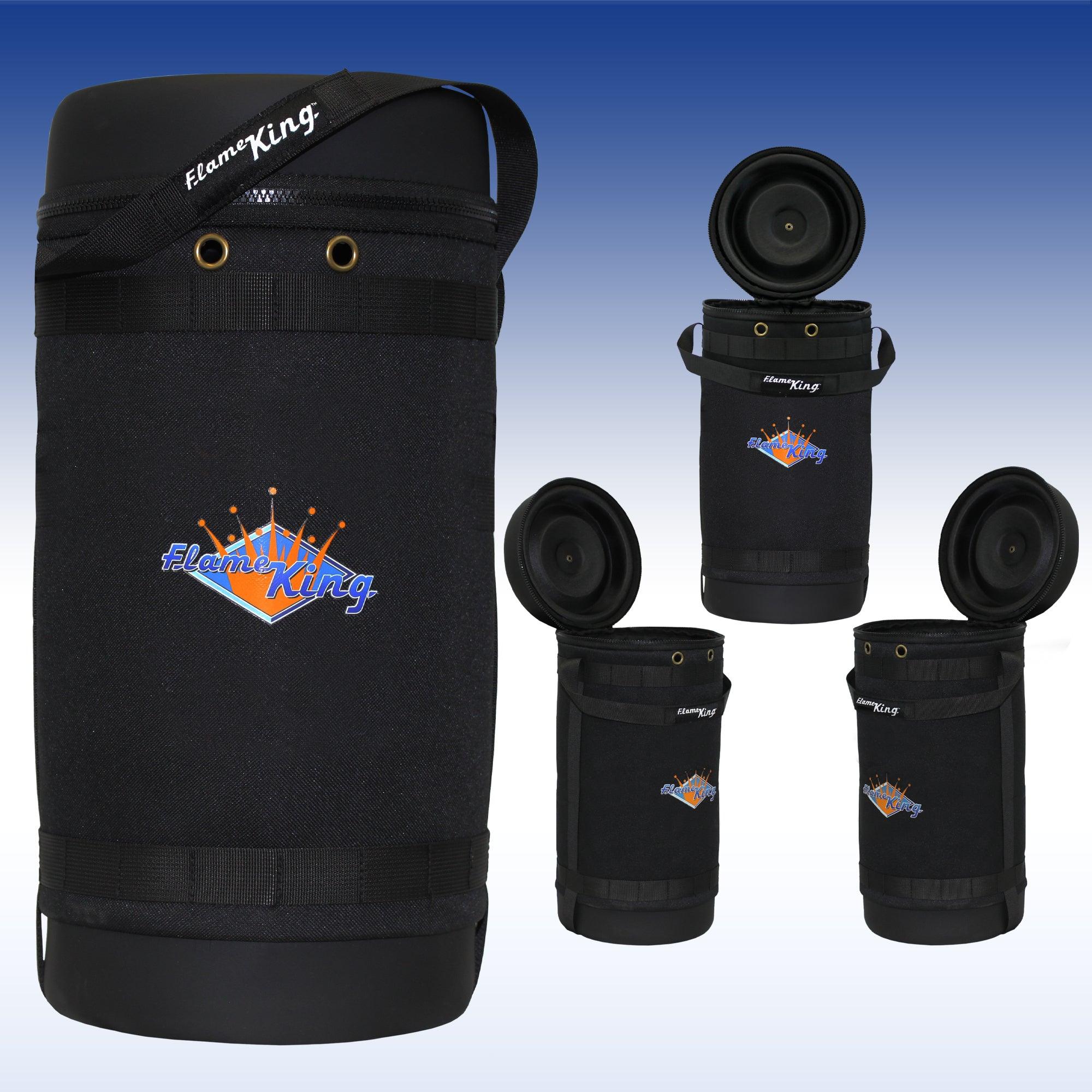 Flame King Propane Gas Hauler for 10lb Propane Tank Insulated Protective Carry Case - Image 4