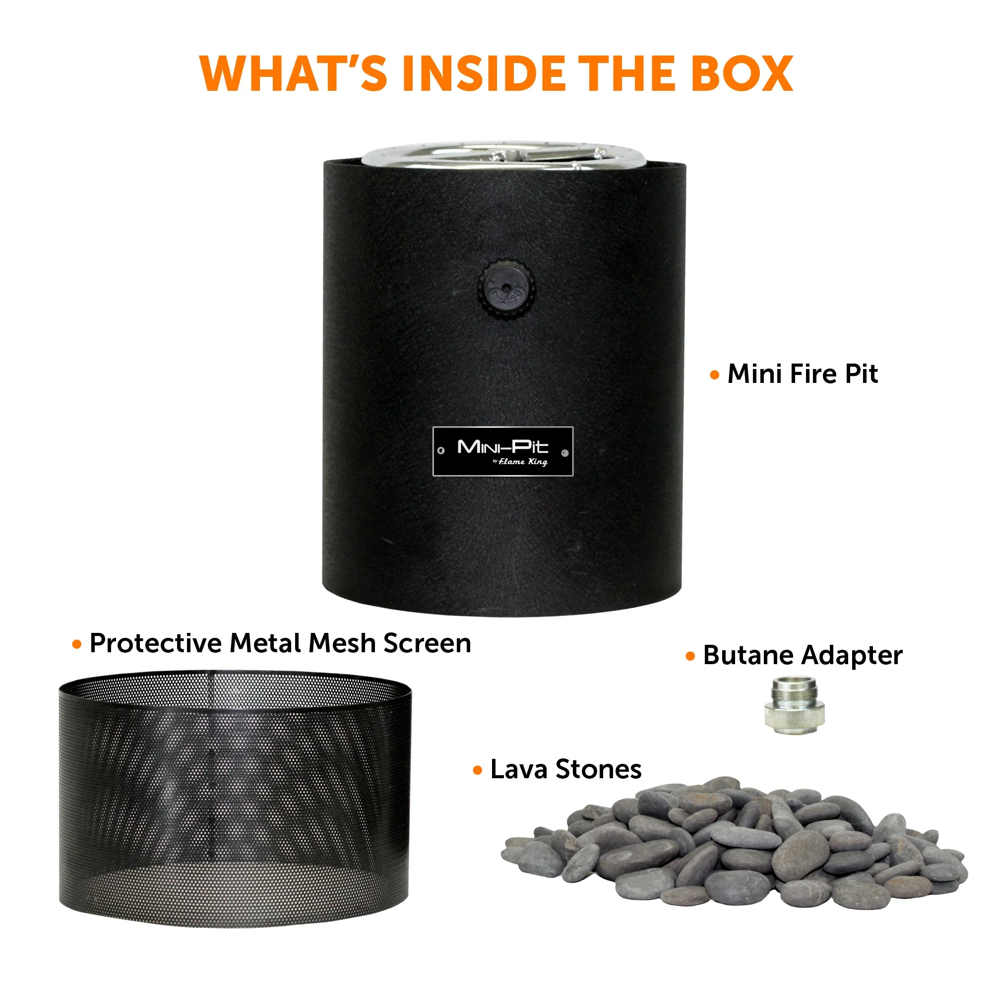 Flame King Smokeless Portable Mini Tabletop Fire Pit Dual Fuel Propane and Butane - Image 3