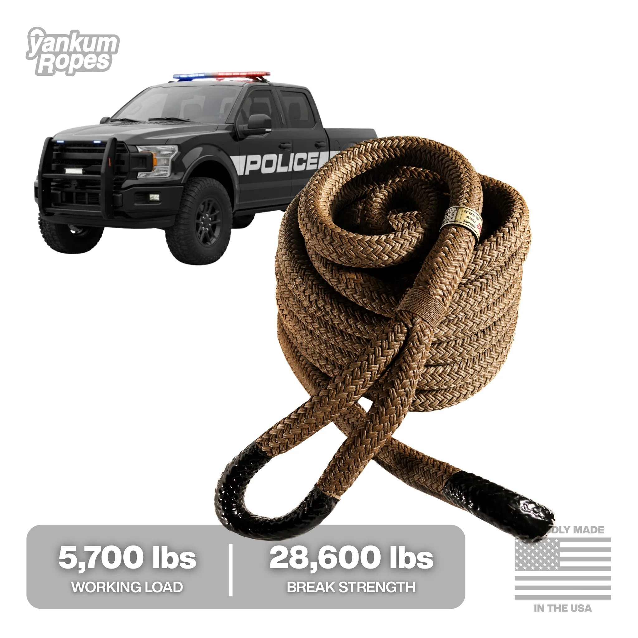Kinetic Recovery Rope - Military - Image 17