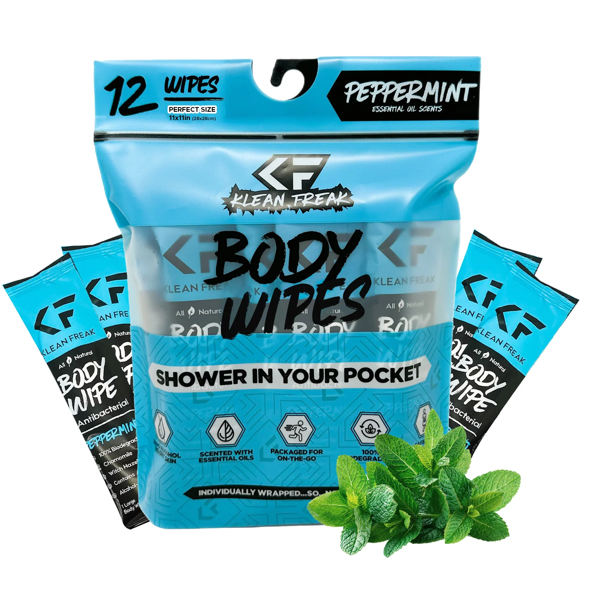 Klean Freak Body Wipes 12pk - Image 13