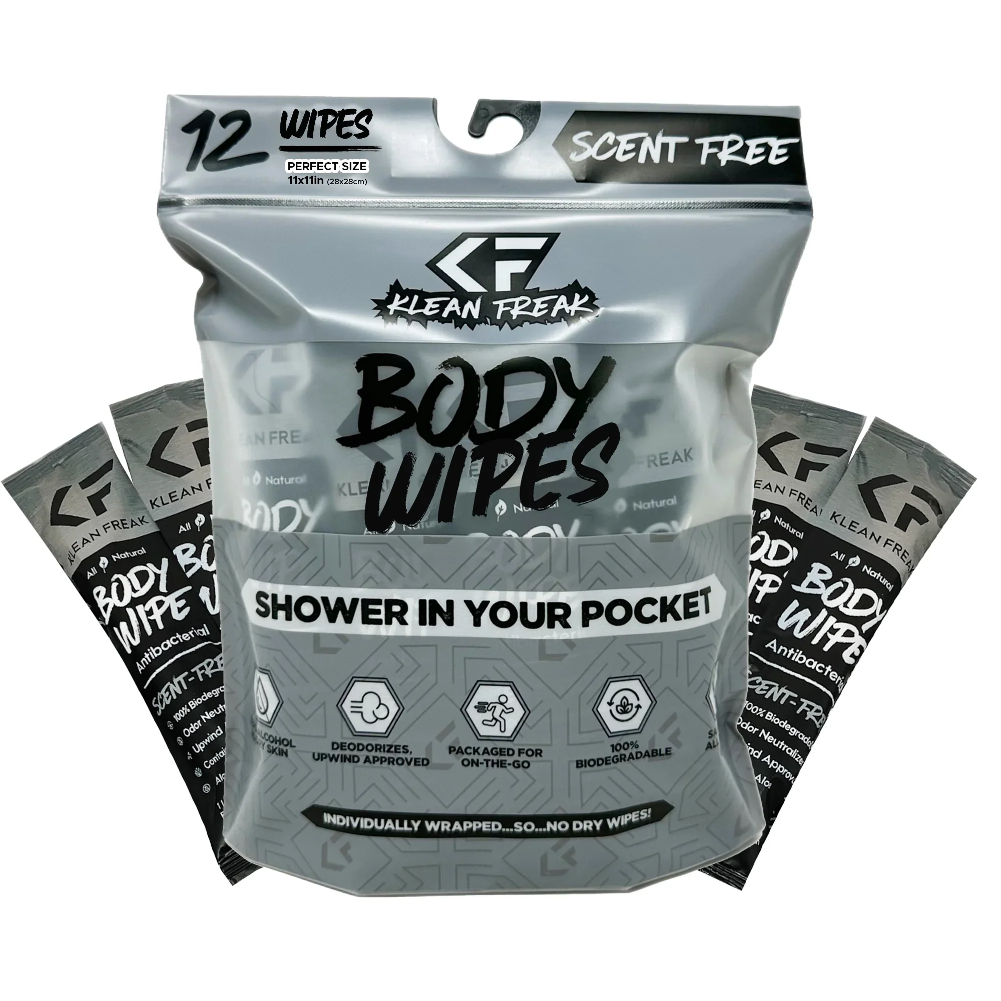 Klean Freak Body Wipes 12pk - Image 14