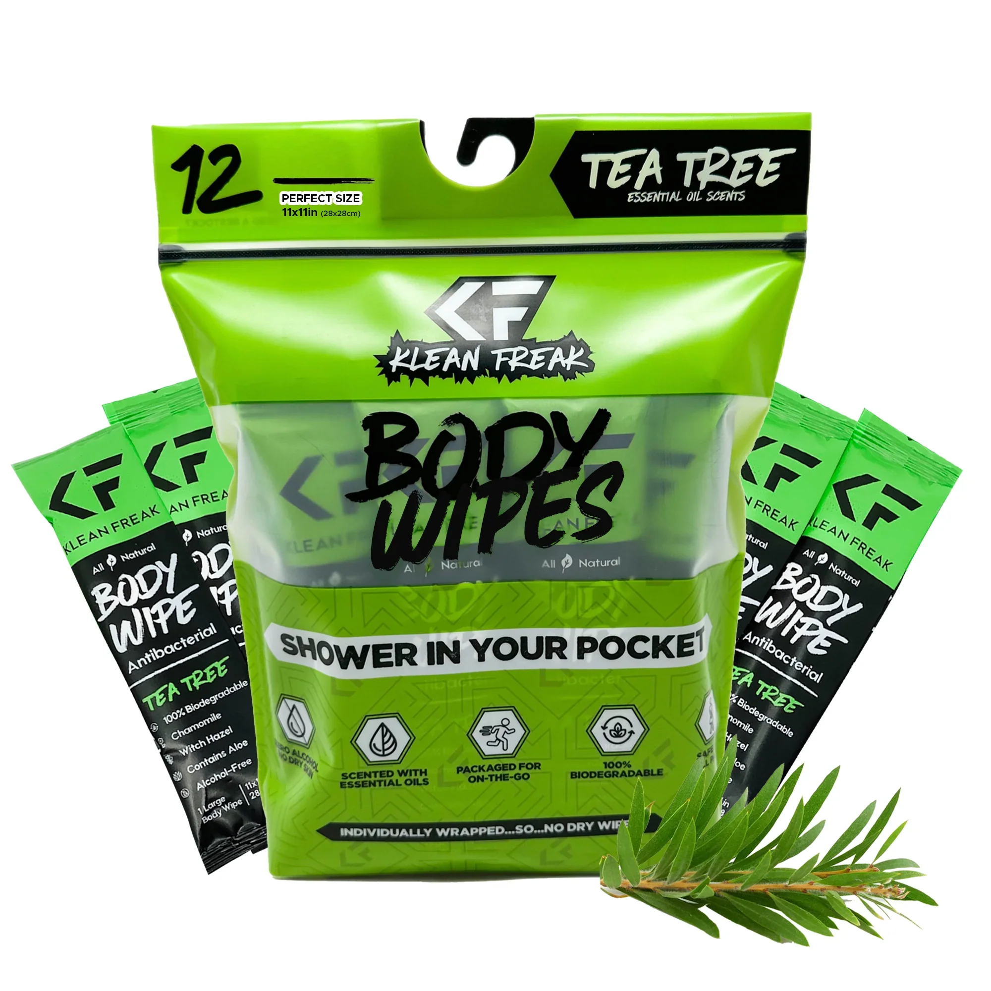 Klean Freak Body Wipes 12pk - Image 15
