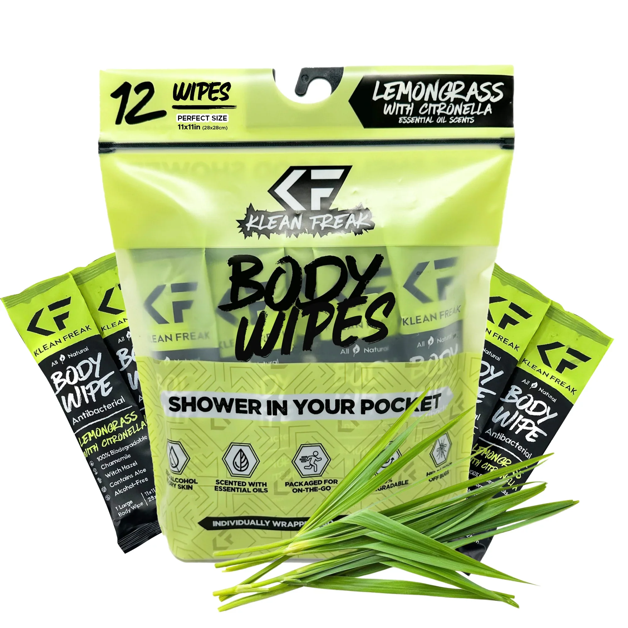 Klean Freak Body Wipes 12pk - Image 7