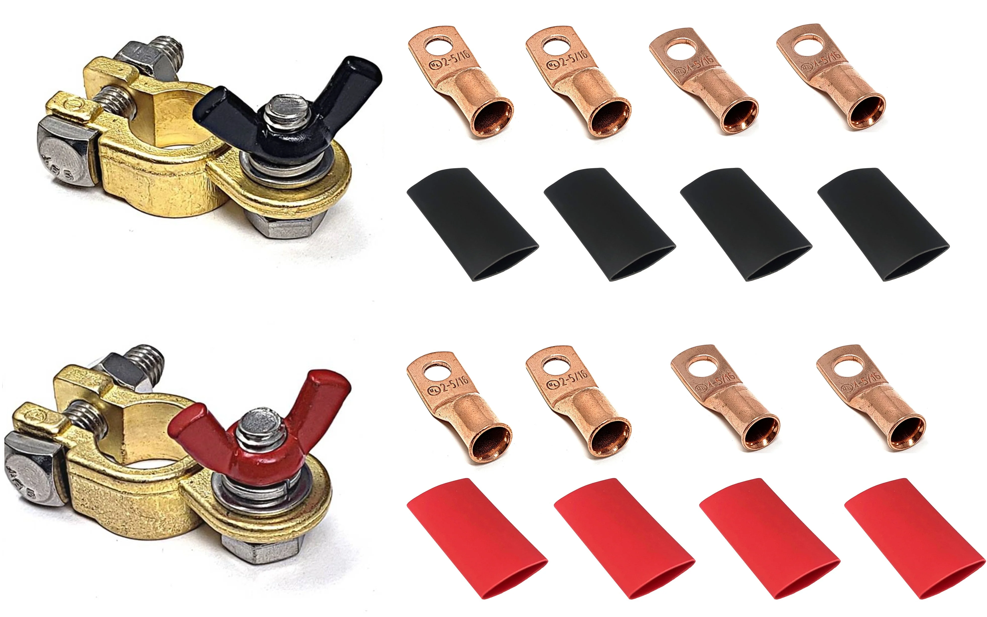 Marine Grade Battery Terminal Top Post Kit for RV, Trucks, Boats, Cars, Campers, Golf Carts (Military Spec. B-12128C) - Image 5