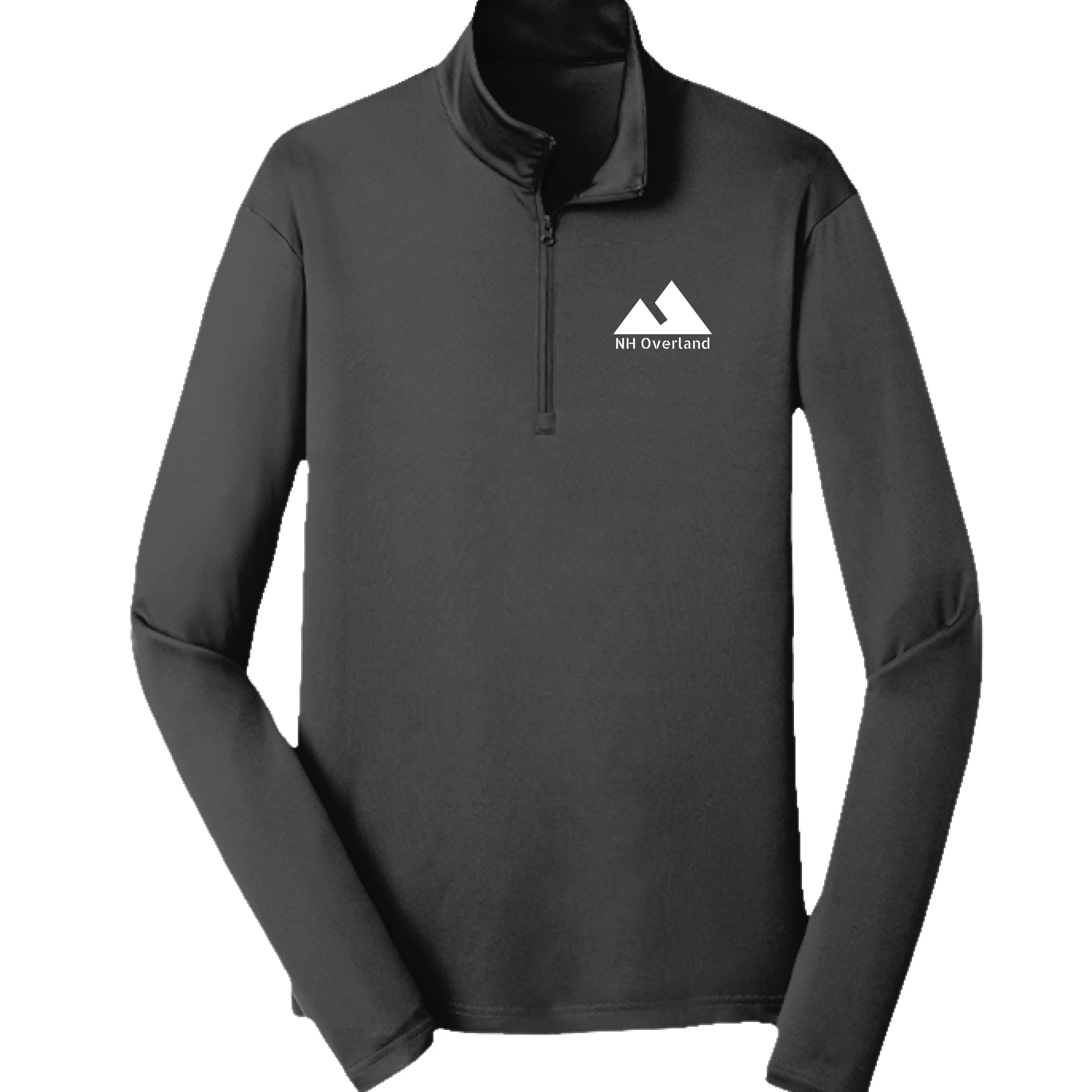 Quarter Zip WHT LOGO - Image 3
