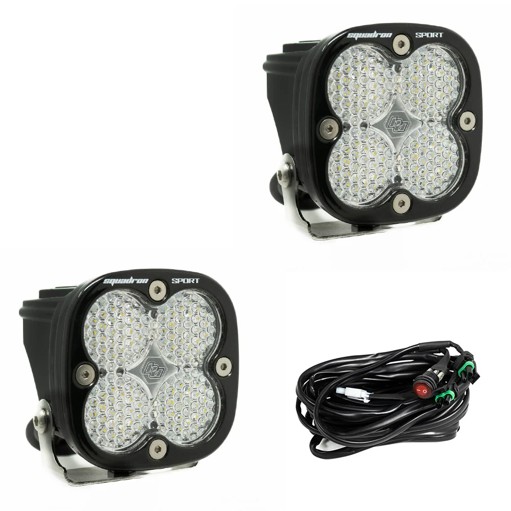 Squadron Sport Black LED Auxiliary Light Pod Pair - Universal - Image 4