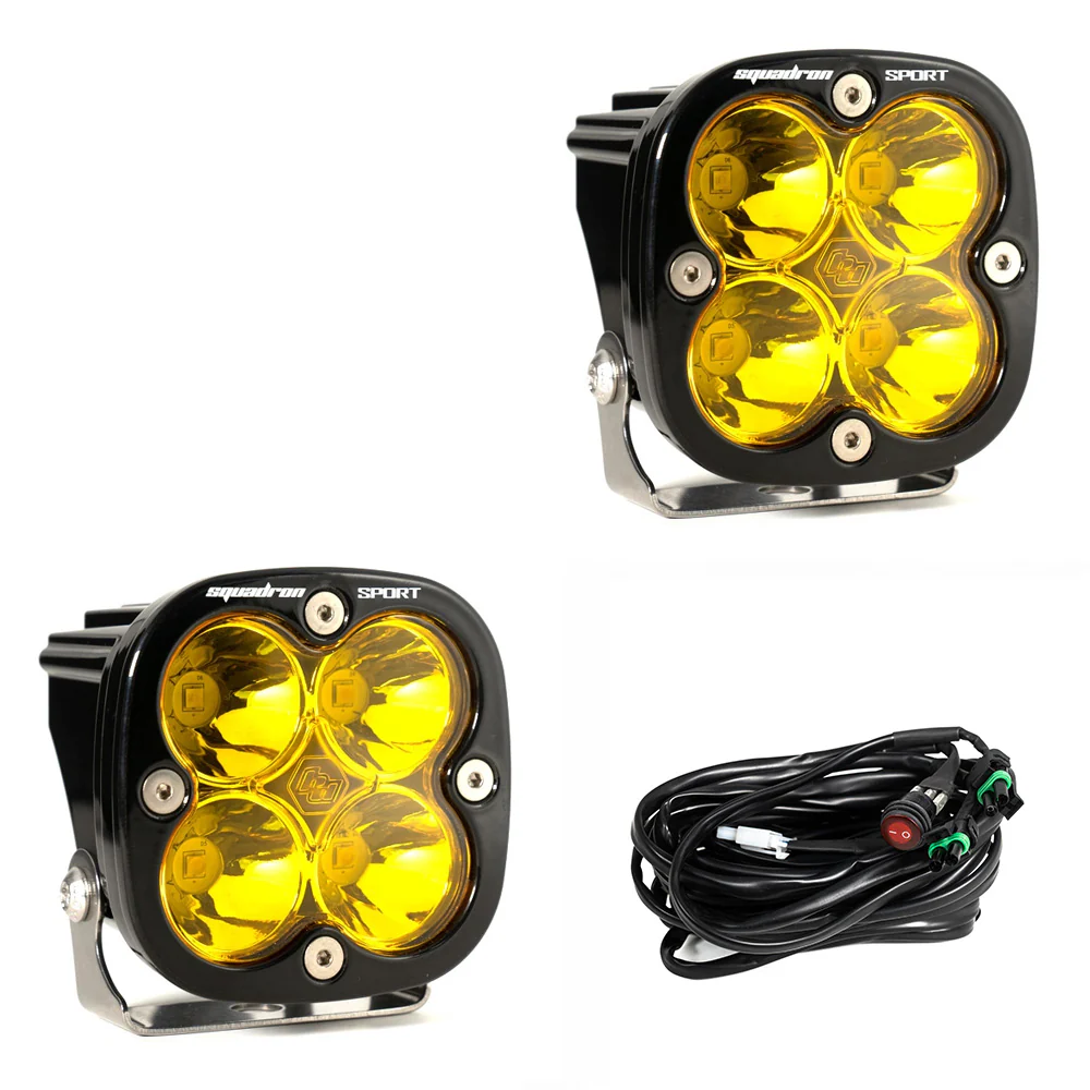 Squadron Sport Black LED Auxiliary Light Pod Pair - Universal - Image 5