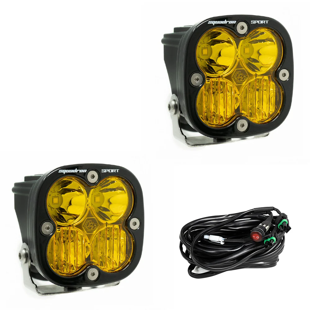 Squadron Sport Black LED Auxiliary Light Pod Pair - Universal - Image 6