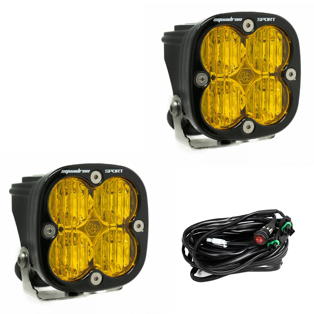 Squadron Sport Black LED Auxiliary Light Pod Pair - Universal - Image 7