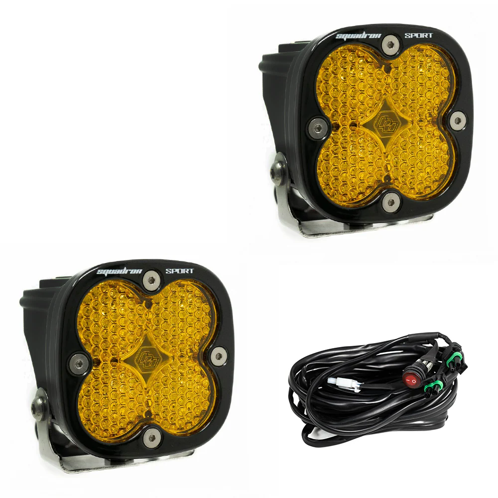 Squadron Sport Black LED Auxiliary Light Pod Pair - Universal - Image 8